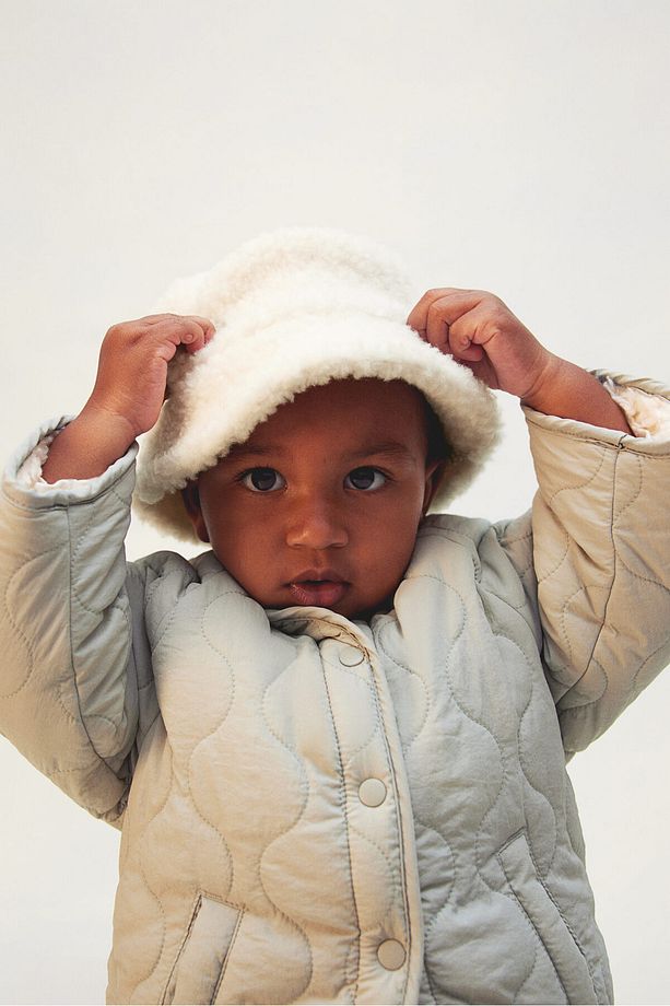 Wool-blend teddy bucket hat - 1