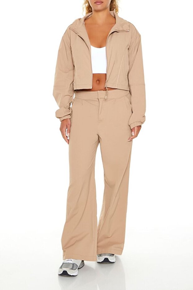 Spor Piped-Trim Zip-Up Ceket - 2