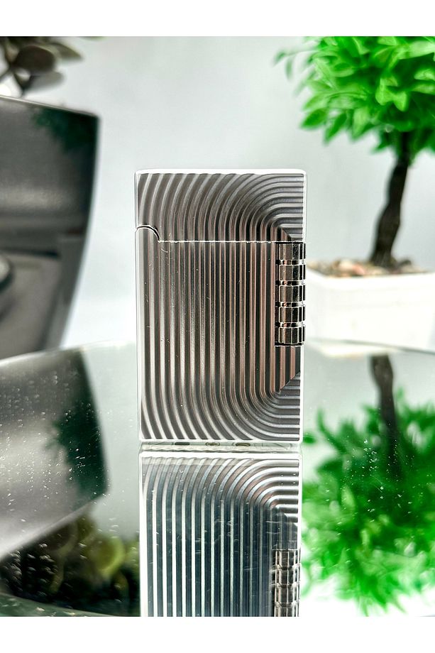 Dupont Model Yandan Çarklı Şık Desenli Kaliteli Hediyelik Çakmak - 3