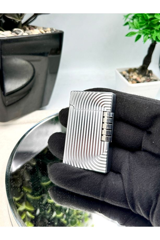 Dupont Model Yandan Çarklı Şık Desenli Kaliteli Hediyelik Çakmak - 2