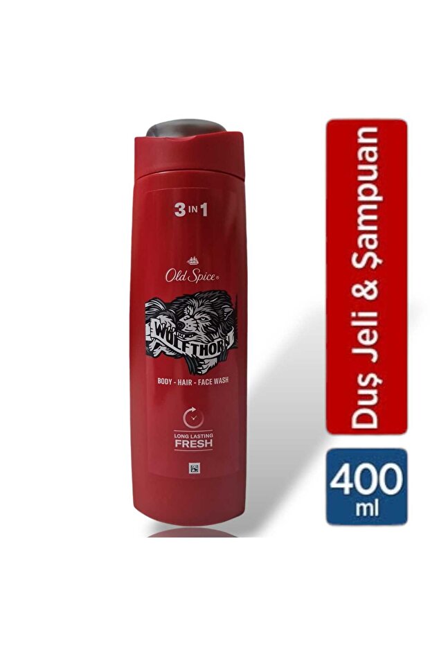 OLDSPICE DUŞ JELİ 400ML. WOLFTHORN - 1