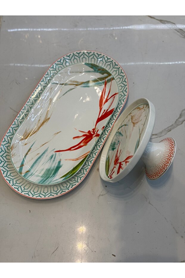Esterhomedecor 3 Piece Porcelain Set