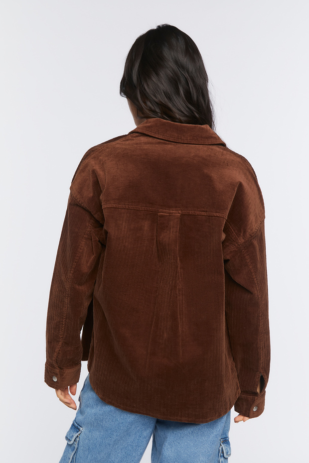 Kadife Oversize Ceket - 5