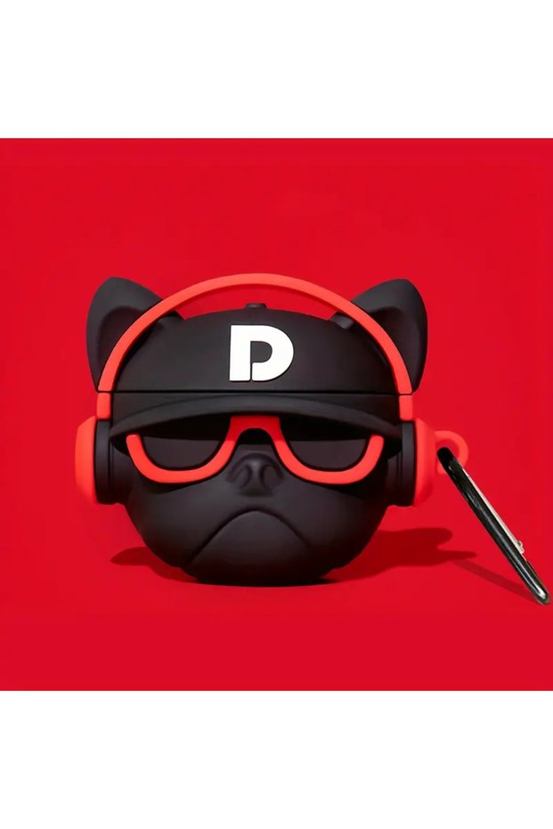 For Airpods Pro 2 3D Hip-hop Bulldog Earphone Case For Airpods Pro 2 Protective Case Cute Cartoon Si