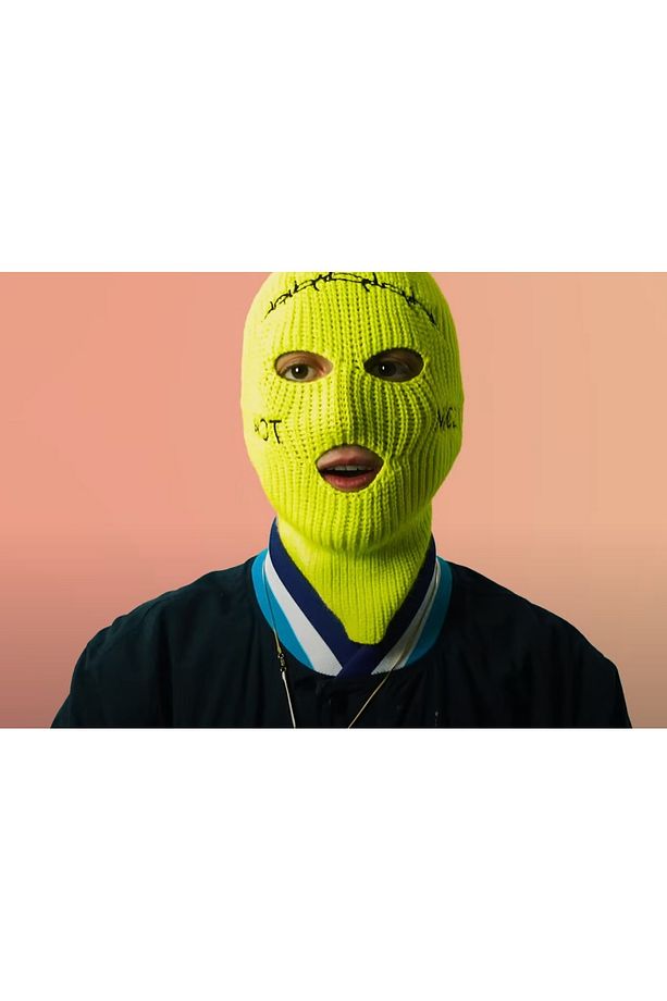 Dikenli Not Nice Fosforlu Sarı Jack Kar Maskesi Travis Kar Maskesi Balaklava - 3
