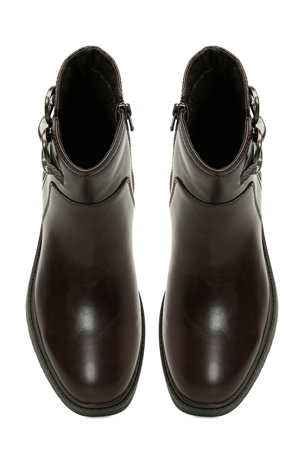 324073.Z 4PR Kahverengi Kadın Düz Bot - 4