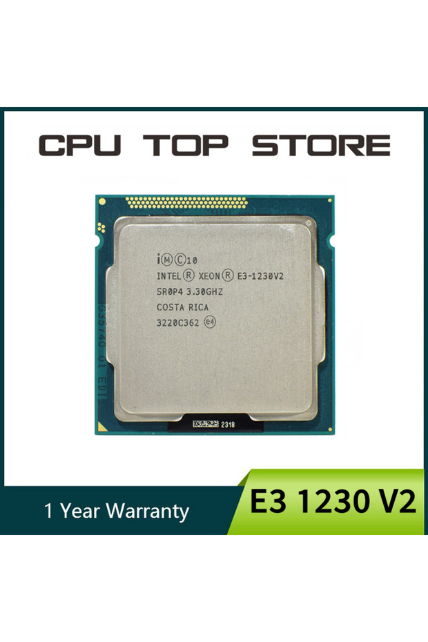 معالج إنتل زيون E3 1230 V2 بسرعة 3.3 جيجاهرتز رباعي النواة SR0P4 LGA 1155