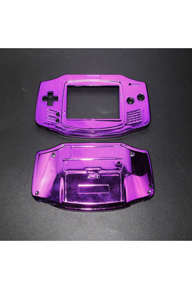 Replacement Chrome Housing Shell For Gameboy Advance GBA Hard Protective Case Cover With Scre... - 6