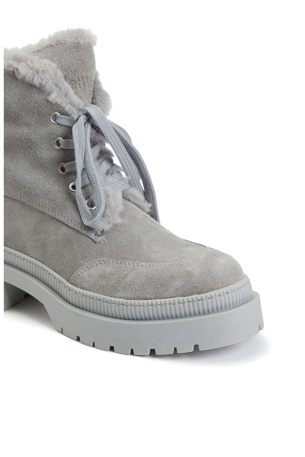 Gri Kadın Süet Bot - 6