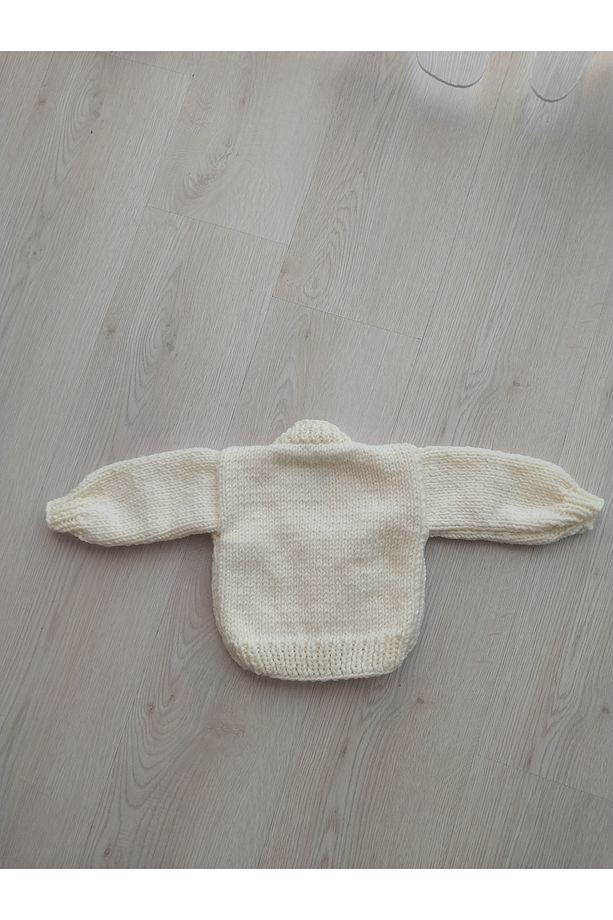 Zürafa örgü crop ceket - 3