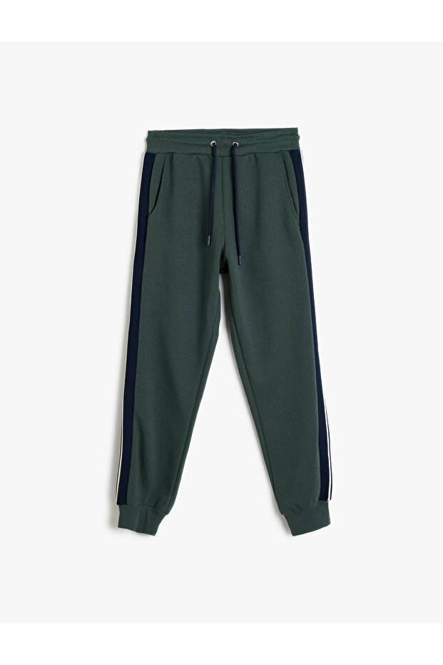 Oversize sweatpants with cargo pocket detail, drawstring waist, cotton blend, brushed fabric