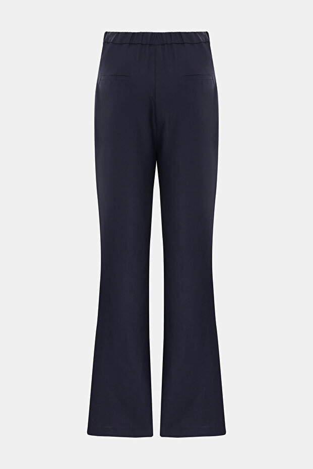 LACİVERT BORU PAÇA PANTOLON - 2