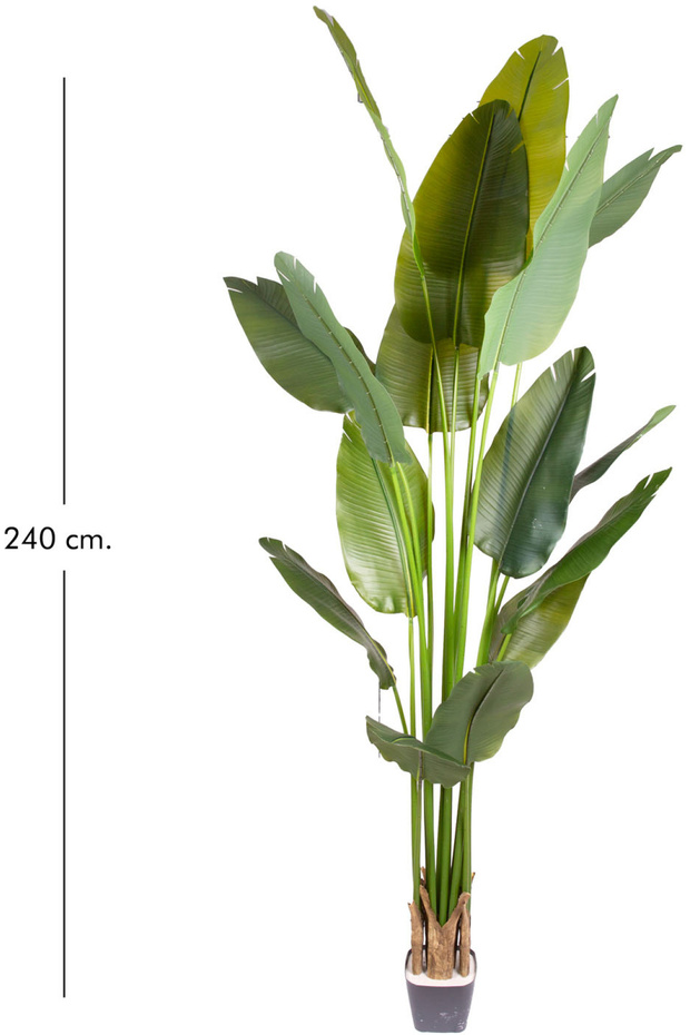 Yapay Starliçe Ağacı Gerçek Dokunuş 16 Yaprak Yeşil 240 Cm. - 3