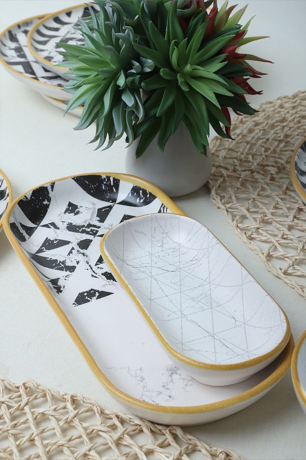 Trigon Marble Kahvaltı Takımı 18 Parça 6 Kişilik 18766-68-69 - 6