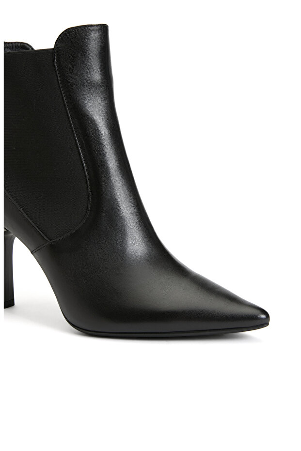 Siyah Kadın Deri Bot - 6