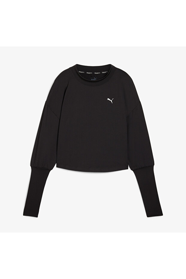 STUDIO CLOUDSPUN CREW - SHORT PUMA Black - 5