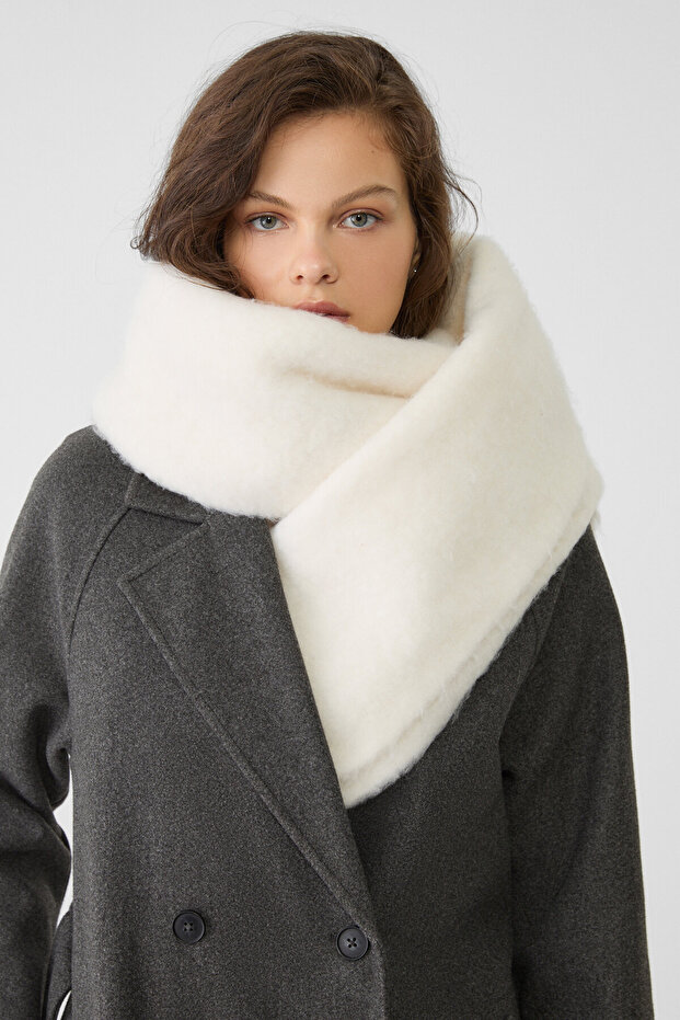 Basic düz renkli atkı - 3