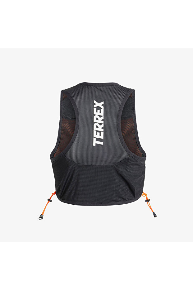 سترة الجري Terrex Trail Running Techrock 2.5L للجنسين باللون الأسود