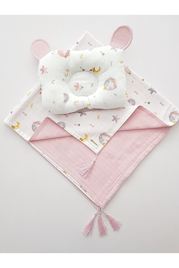 Dolunay Muslin Baby Blanket Muslin Baby Pillow
