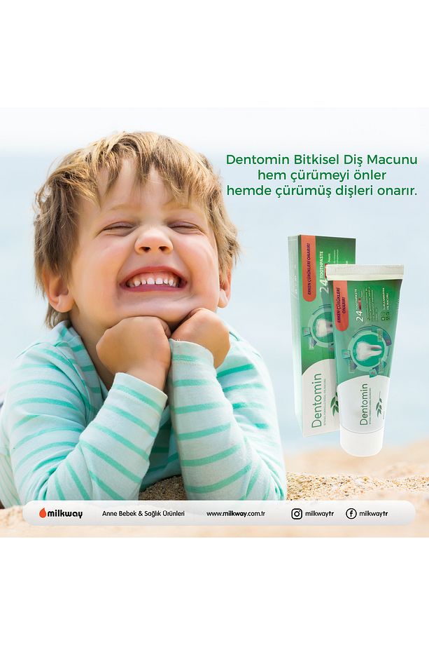 Dentomin Bitkisel Formül Doğal Diş Macunu 2 Adet - 6