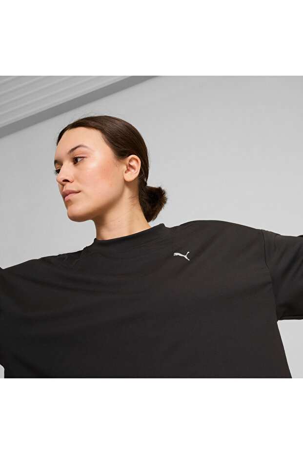 STUDIO CLOUDSPUN CREW - SHORT PUMA Black - 7