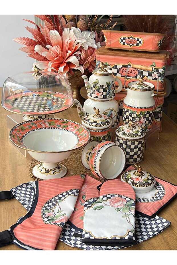 Paradise Mutfak Önlük Seti 3 Parça - 3