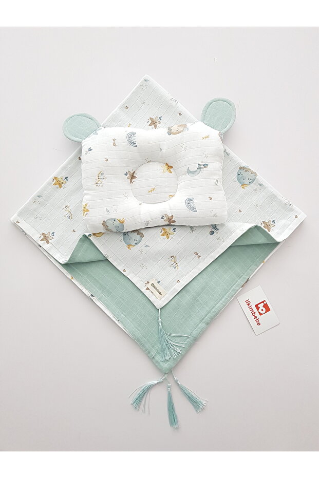 Dolunay Muslin Baby Blanket Muslin Baby Pillow