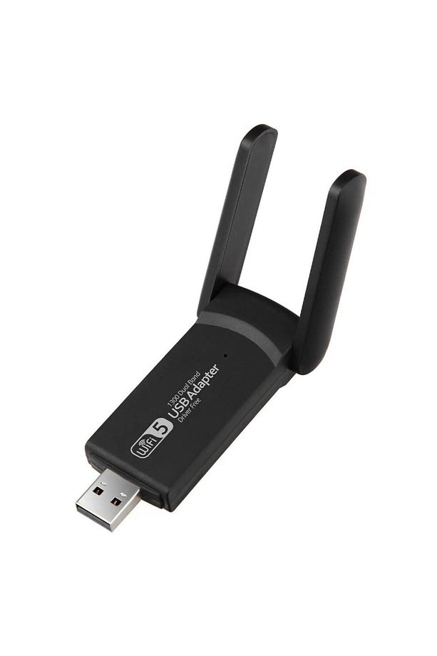 1300 Mbps Dual Band Usb Adaptör Kablosuz Wifi Alıcı 2.4ghz 5ghz Bluetooth Adaptör Versiyon New - 1