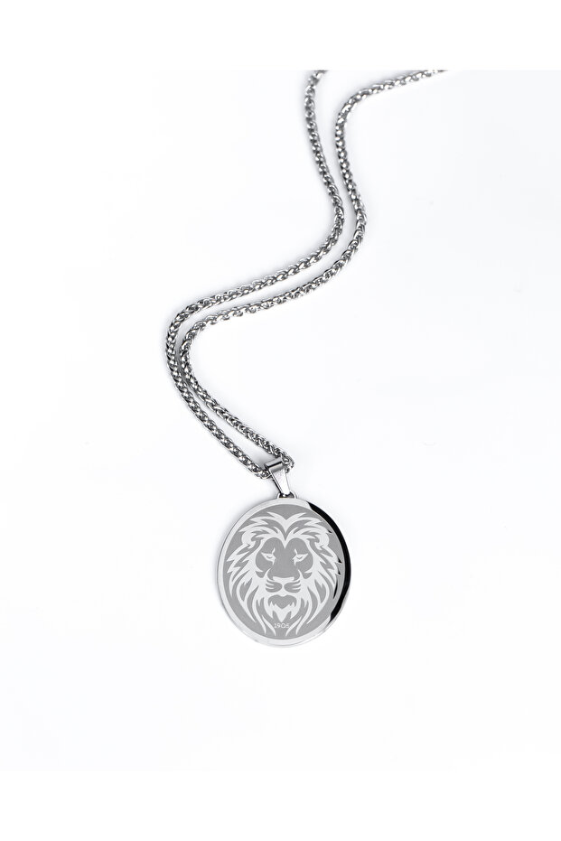 GS ASLAN ÇELİK KOLYE - 1