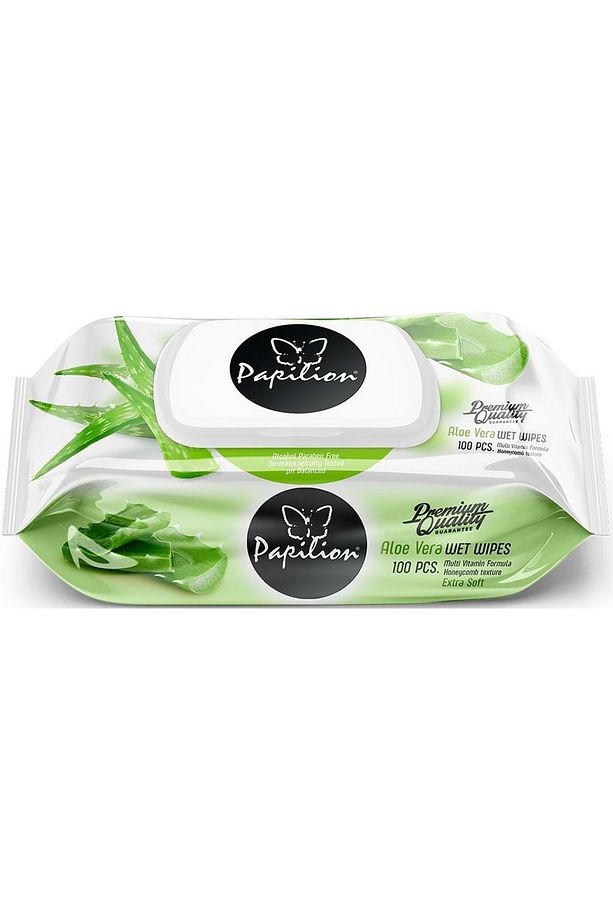 Islak Havlu Mendil 100 Yaprak Aloevera (18 Lİ SET) 1800 Yaprak - 2