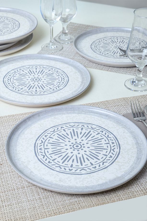 Stone Servis Tabağı 28 Cm 6 Adet 21427 - 4