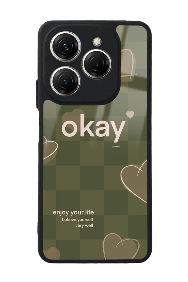 Tecno Spark 20 Pro Enjoy Your Life Design Glossy Phone Case