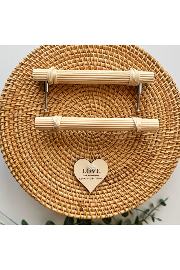 128mm Rattan Kulp -Dolap Kulp -Çekmece Kulp- Hasır Kulp-ahşap kulp-12.8 cm kulp- uzun kulp - 6