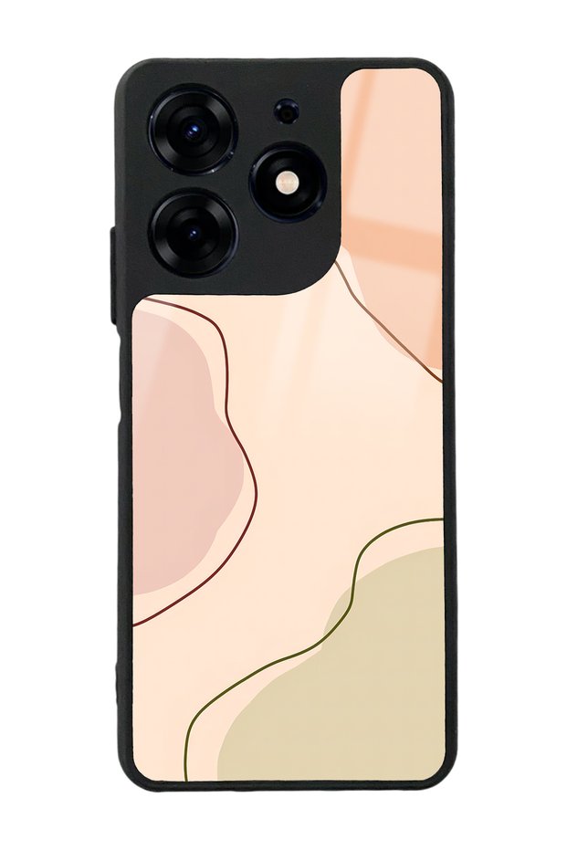 Tecno Spark 10 Pro Glossy Phone Case with Nude Colors Design