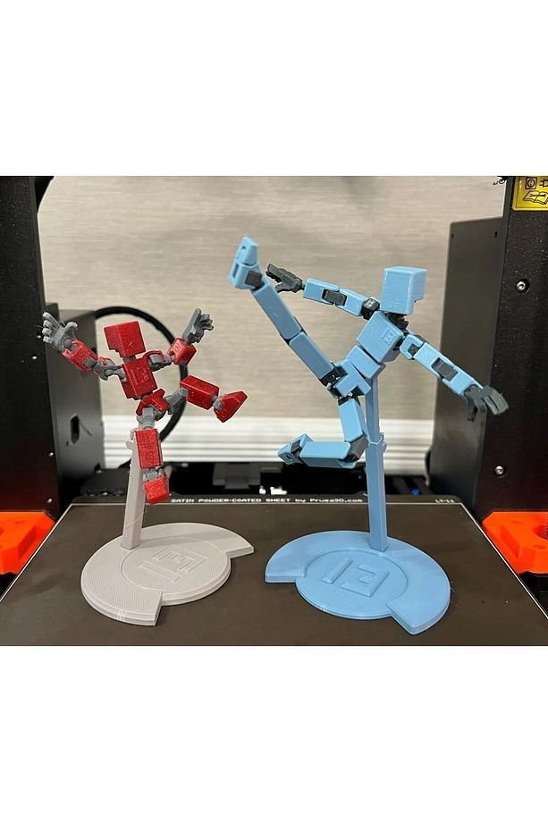 Lucky 13 Oynar Eklemli Robot Oyuncak Figür Standı -dummy- Titan 13 Dayanıklı Tutucu Siyah 1 Adet - 2