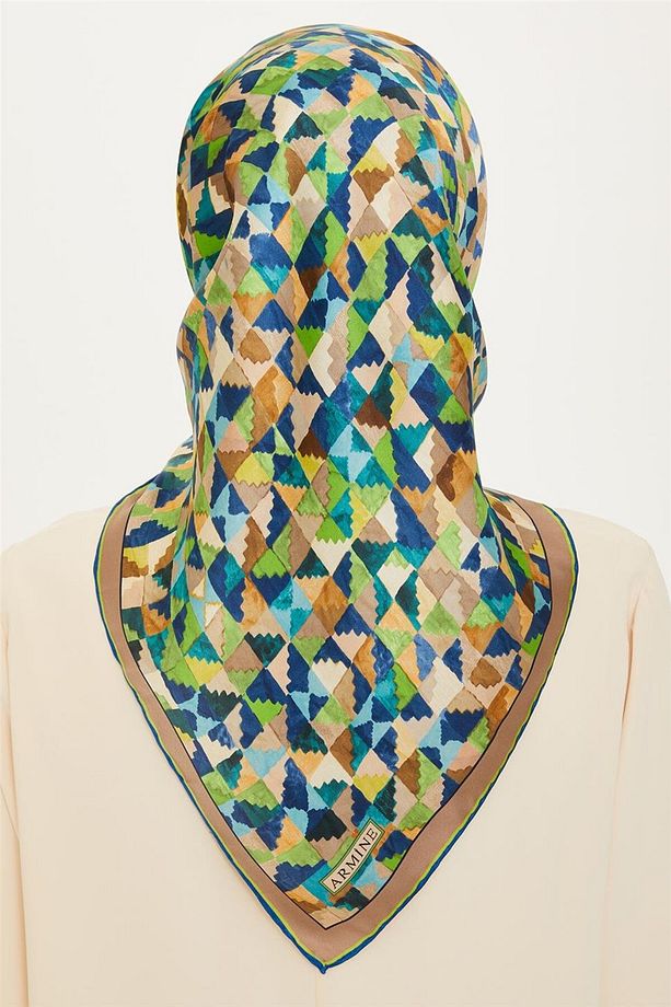 34 Twill İpek Eşarp 9214D - 2