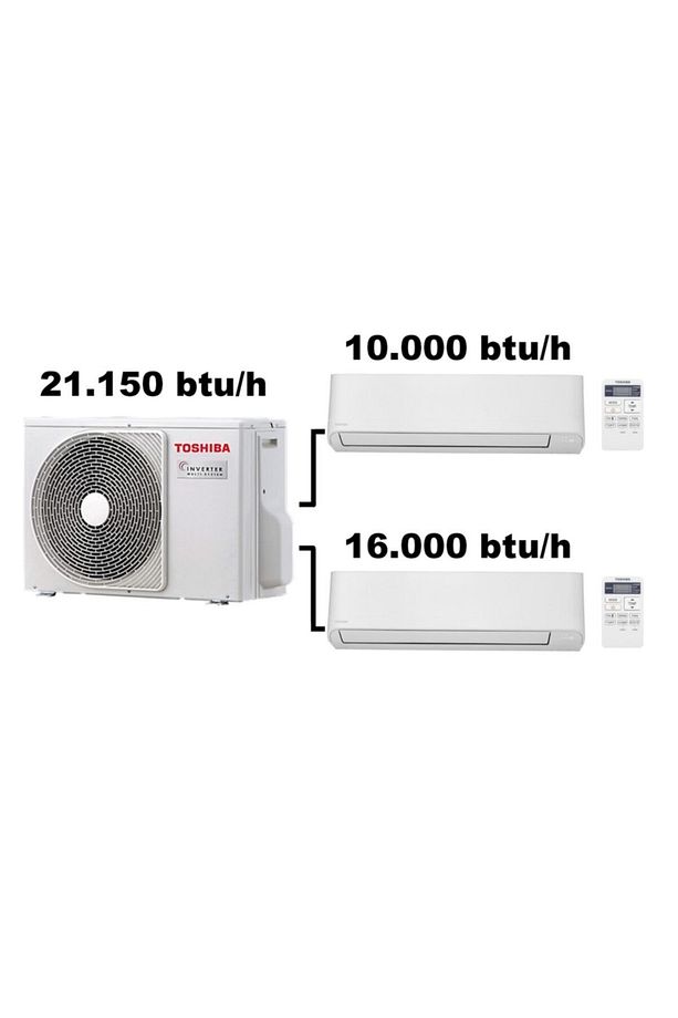 Multi Klima 10000 Btu Ve 16000 Btu Iç Üniteli - 1