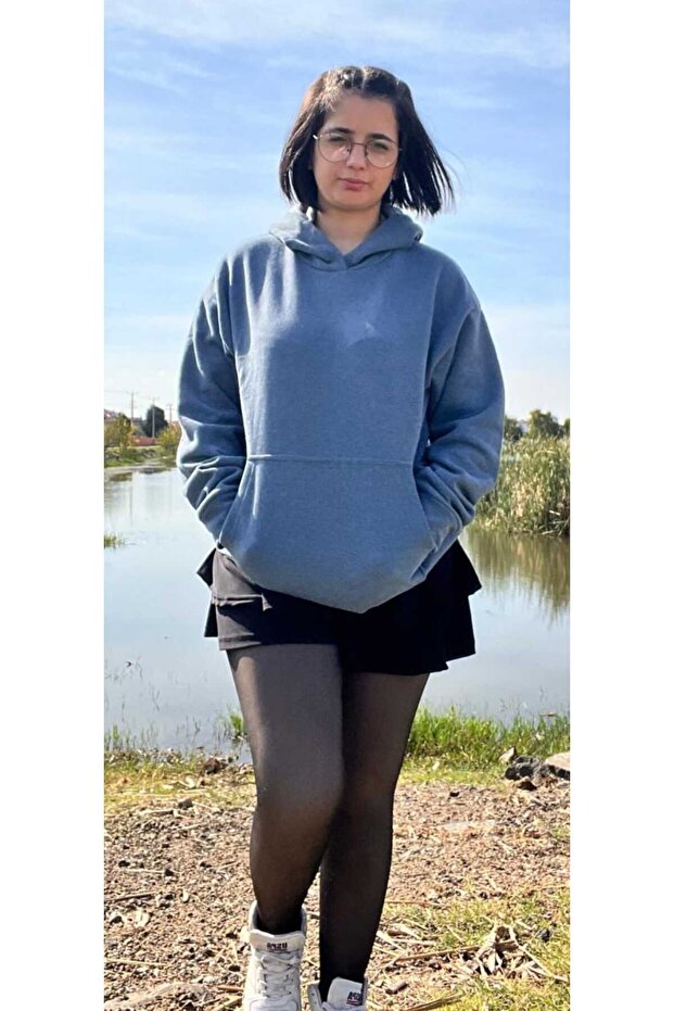 kapşonlu sweatshirt ( bay-bayan ) - 1