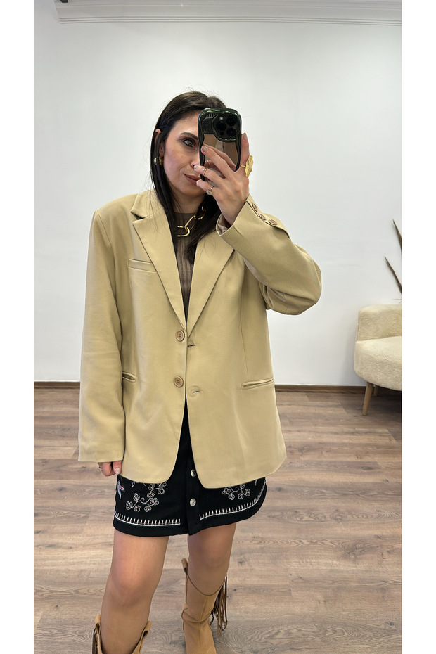 Oversize Blazer Ceket - 7