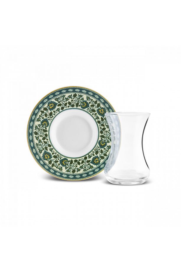 Piyale 6 Kişilik 12 Parça Çay Seti Multicolor 132 Ml - 2