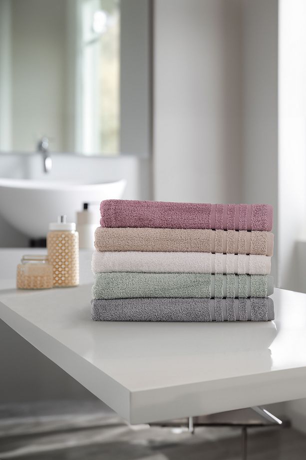Ivory Banyo Havlusu Yeşil - 90x150 - 5