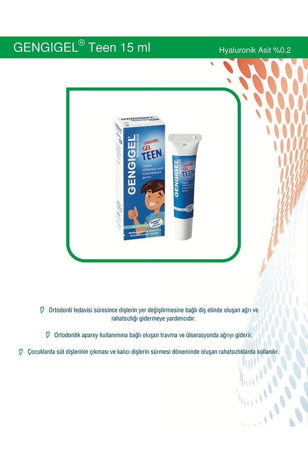 Teen Jel Çocuk Hasar Görmüş Ağız Doku Jeli 15 ml - 2