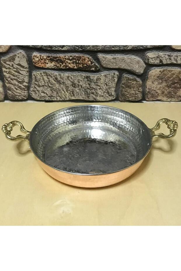 مقلاة نحاسية مطروقة 23 سم - 2