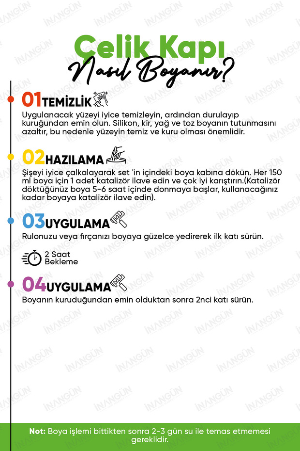 Çelik Kapı Boyama Seti - 2
