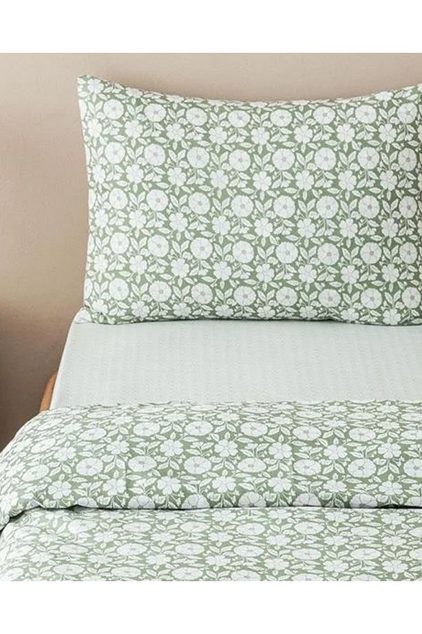 Parterre Kolay Ütülenir Tek Kişilik Nevresim Takımı Açık Yeşil - 4