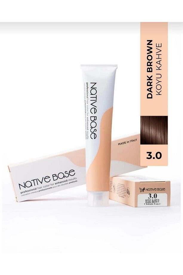 Saç Boyası 3.0 Koyu Kahve 100 ml - 1