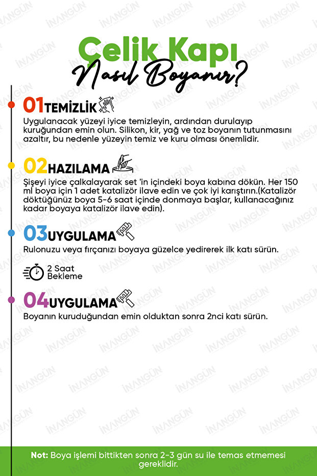 Çelik Kapı Boyama Seti - 2
