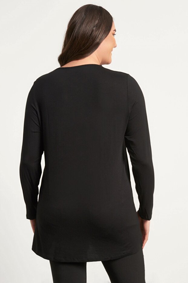 Payet Şeritli Bluz - 5