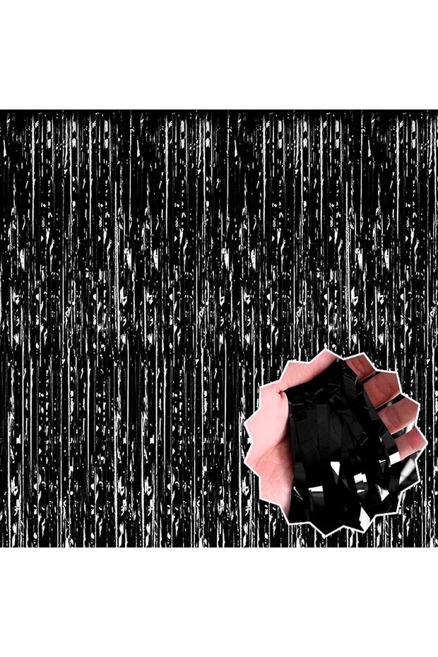 FON PERDE METALİZE SİYAH - 2