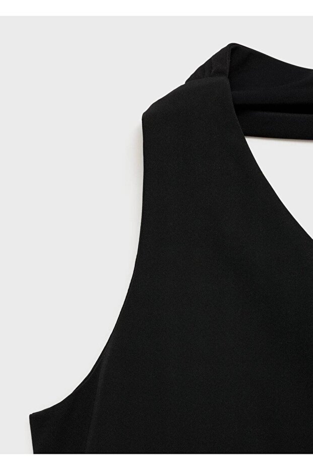 Asimetrik Gerdanlıklı Bluz - 7